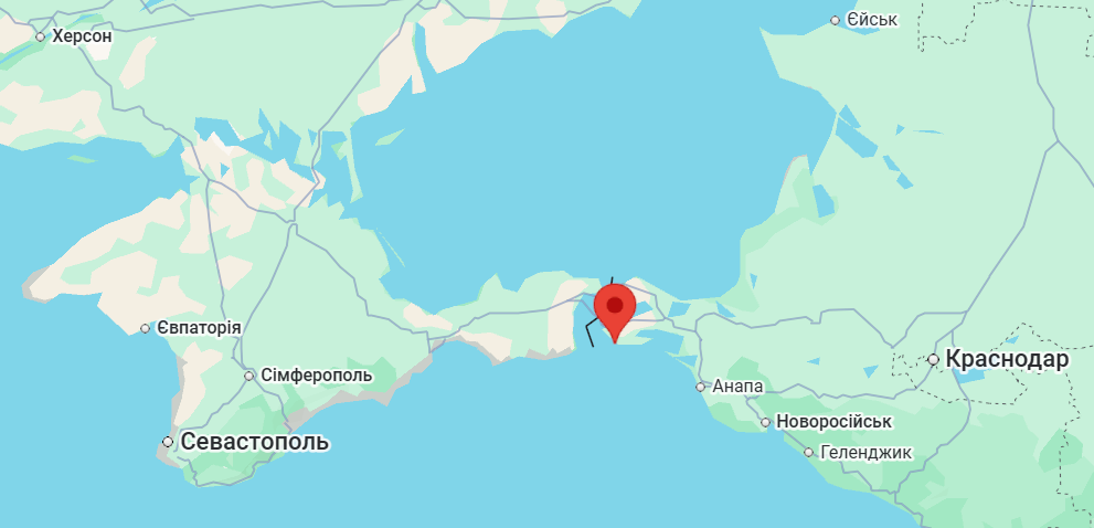 Морський термінал «Тамань». Джерело: Google Maps