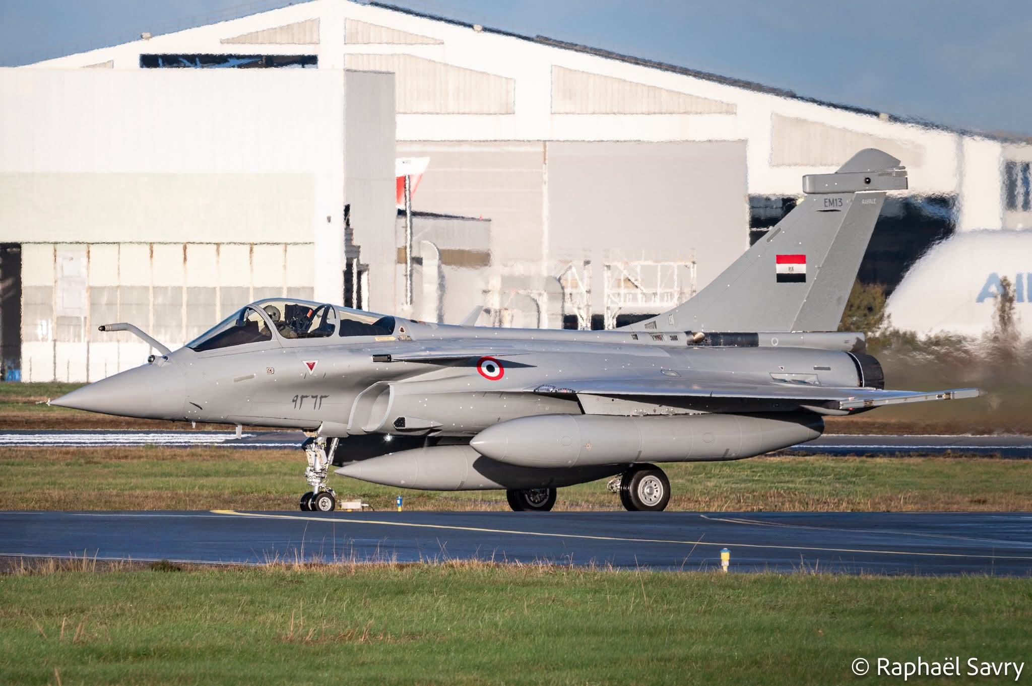 The Rafale EM13 fighter jet for the Egyptian Air Force. Photo credits: Raphaël Savry