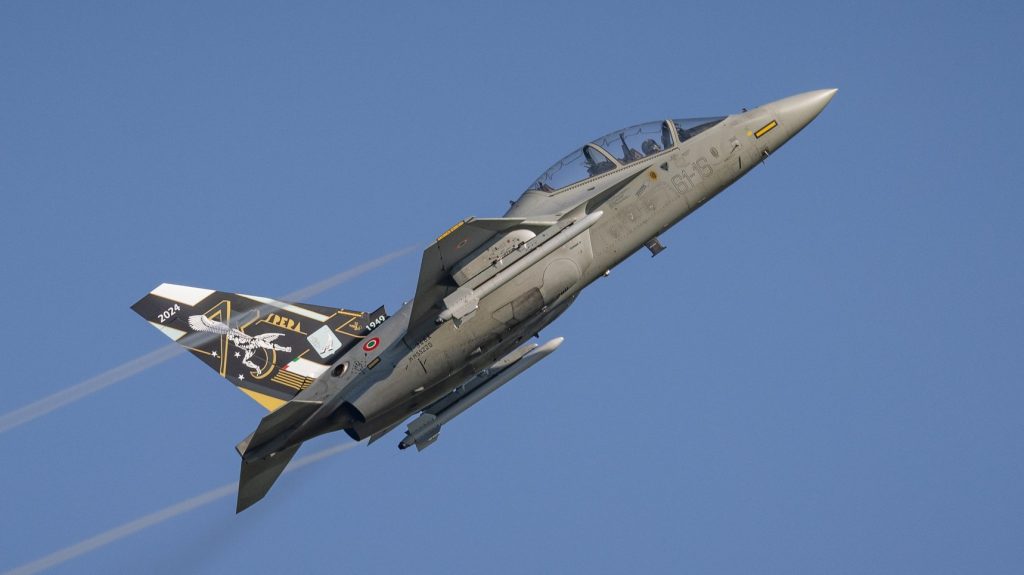 Leonardo M-346FA на AirPower '24 у Цельтвегу. Фото: Деніел Тріппольт