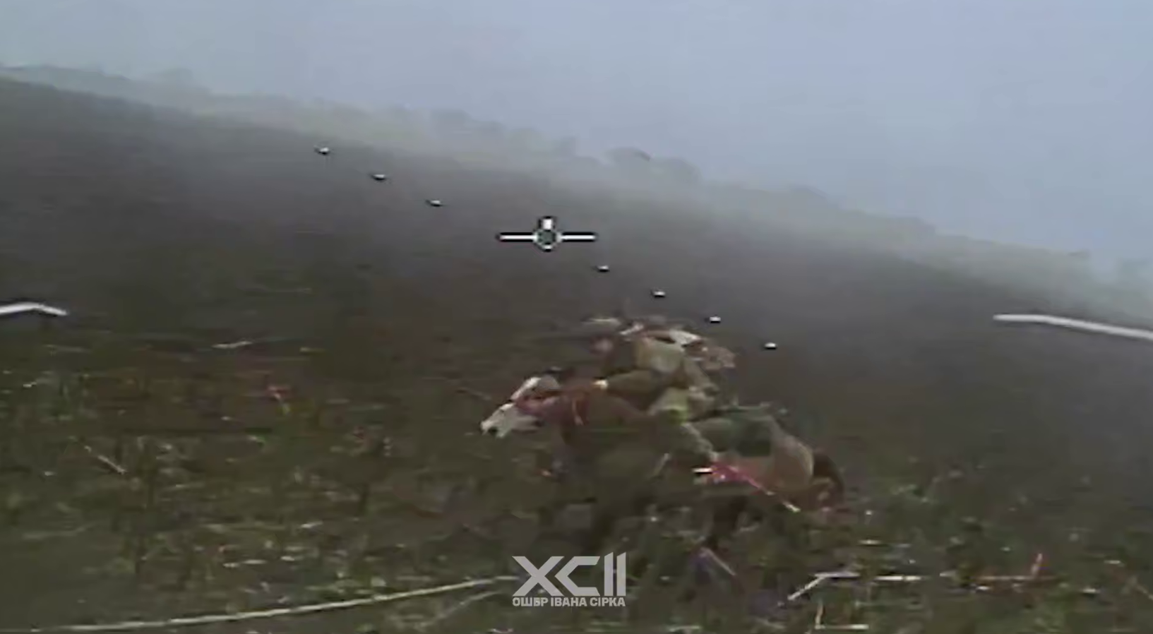 Український FPV-дрон знищив російського штурмовика на коні