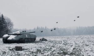 Nemyx System Tested in Germany, Enabling a Swarm of Drones to Strike Tanks