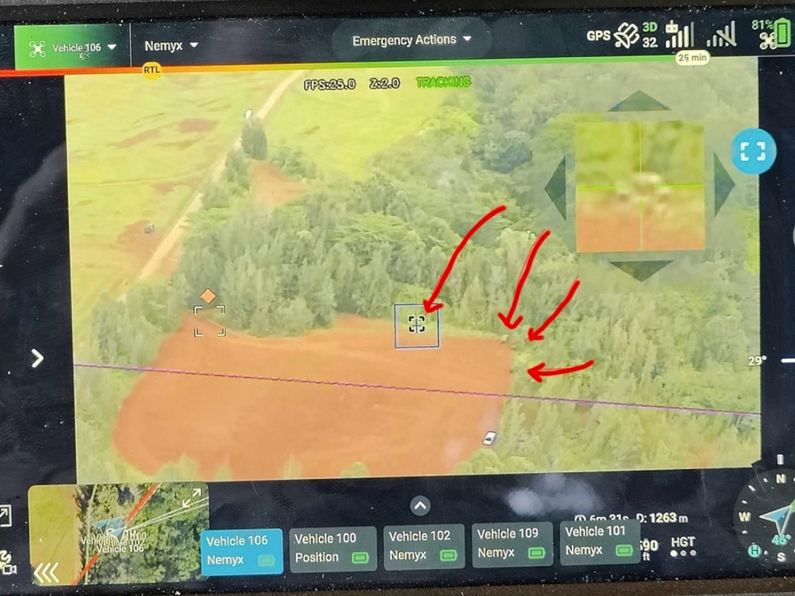 The vehicle in the picture is a drone equipped with the Skynode module, which is controlled by the Nemyx system. Photo credits: Auterion