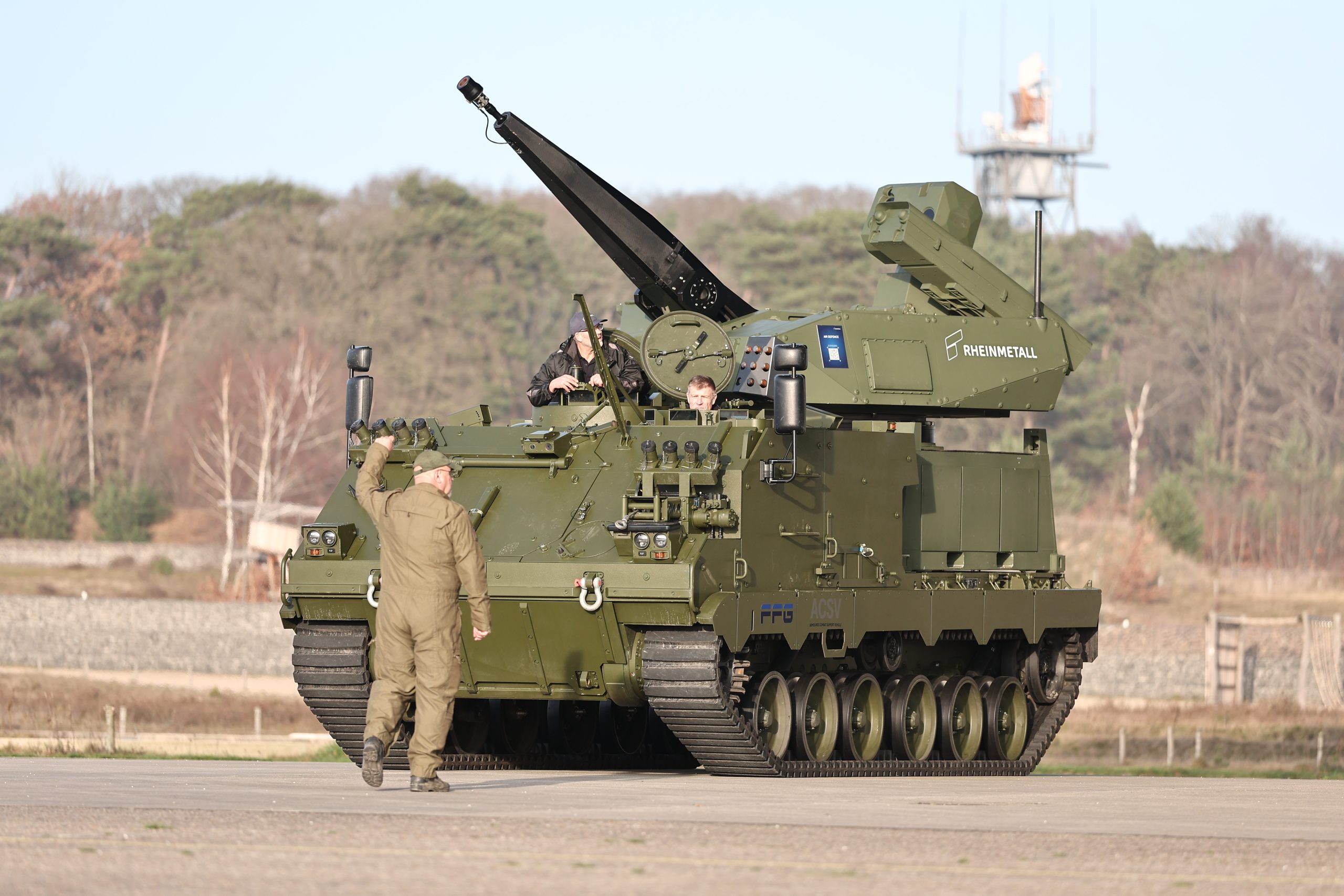 Зенітно-гарматна система Skyranger на шасі ACSV. Фото: Міністерство оборони Нідерландів