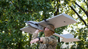 Ukrainian Armor Develops FPV Drone With 120mm Mortar Round