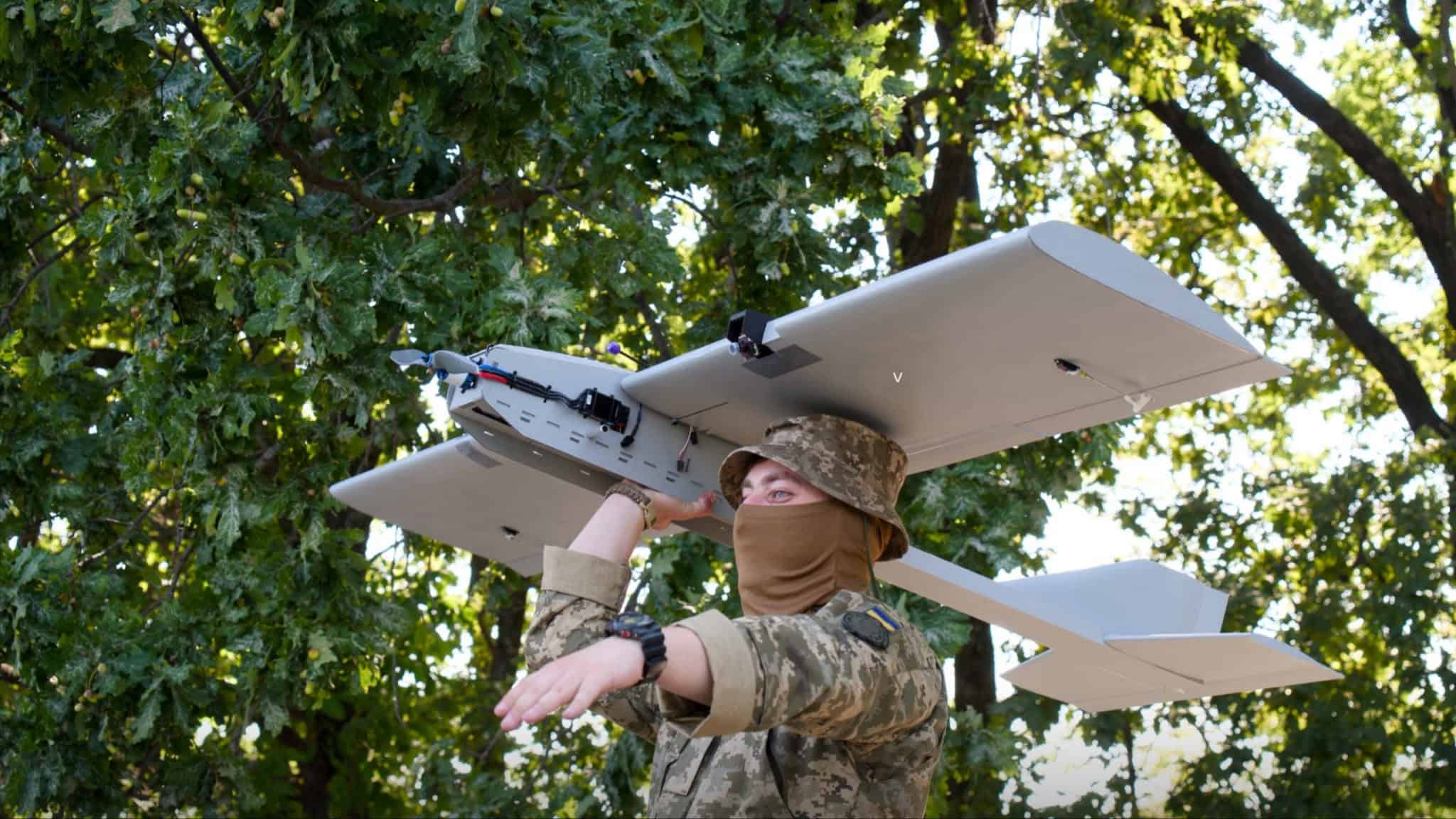 Ukrainian Armor Develops FPV Drone With 120mm Mortar Round