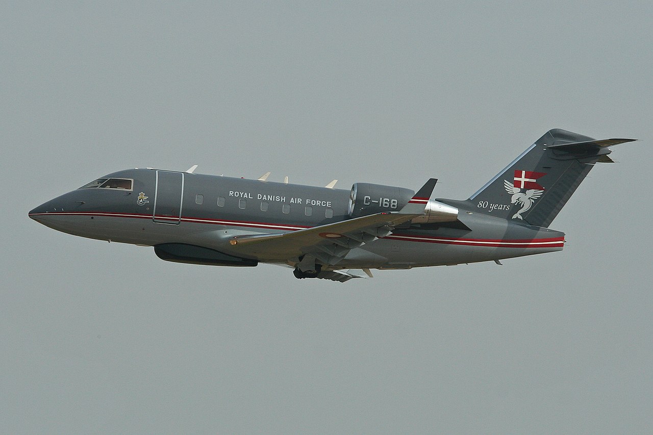 The CL-604 aircraft of the Royal Danish Air Force. Photo credits: tm