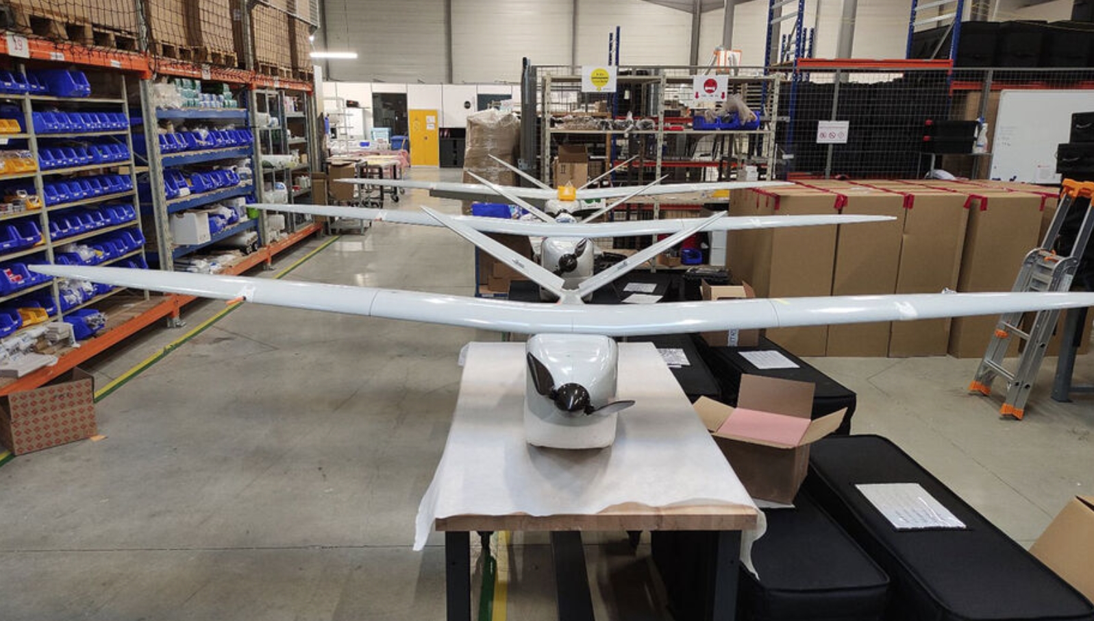 French drones from Delair. Photo credits: www.usinenouvelle.com