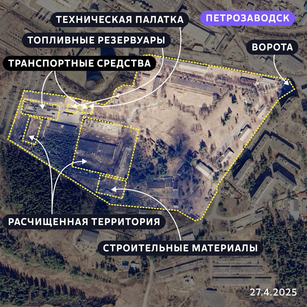 Петрозаводський гарнізон. Фото: Юга Ріссанен / Yle, джерело: Planet Labs PBC
