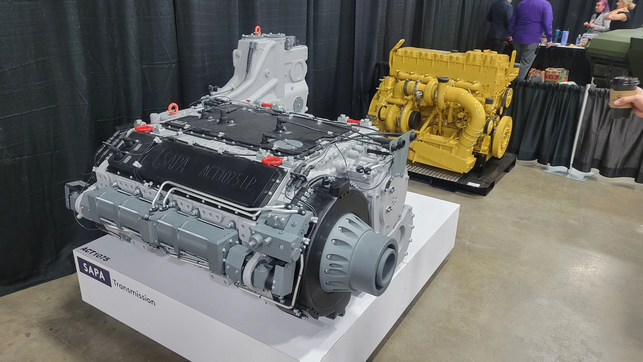 The transmission and engine of the M1E3 Abrams tank. Photo from open sources.
