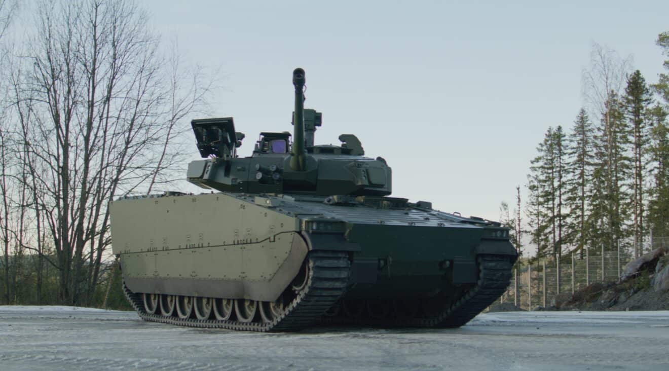 CV90 MkIV testing. Photo credits: BAE Systems Hägglunds