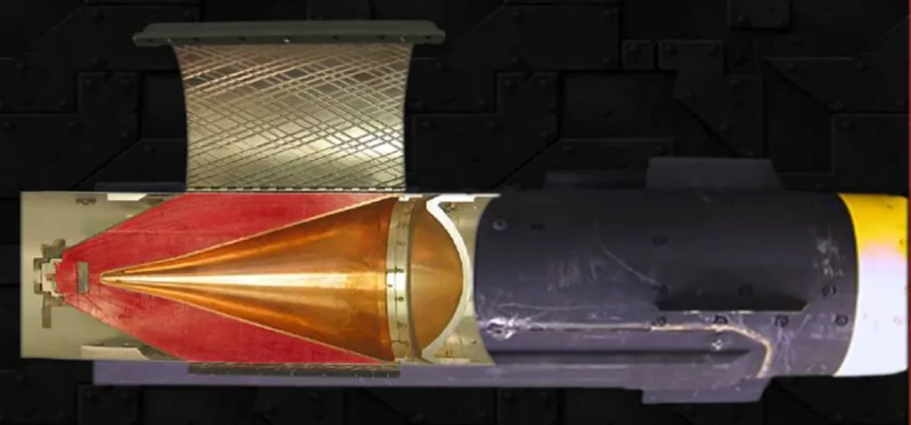 Додаткова осколкова оболонка K-2A ракети Hellfire. Фото dvidshub