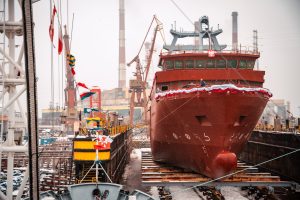 У Польщі спустили на воду корабель радіоелектронної розвідки Henryk Zygalski