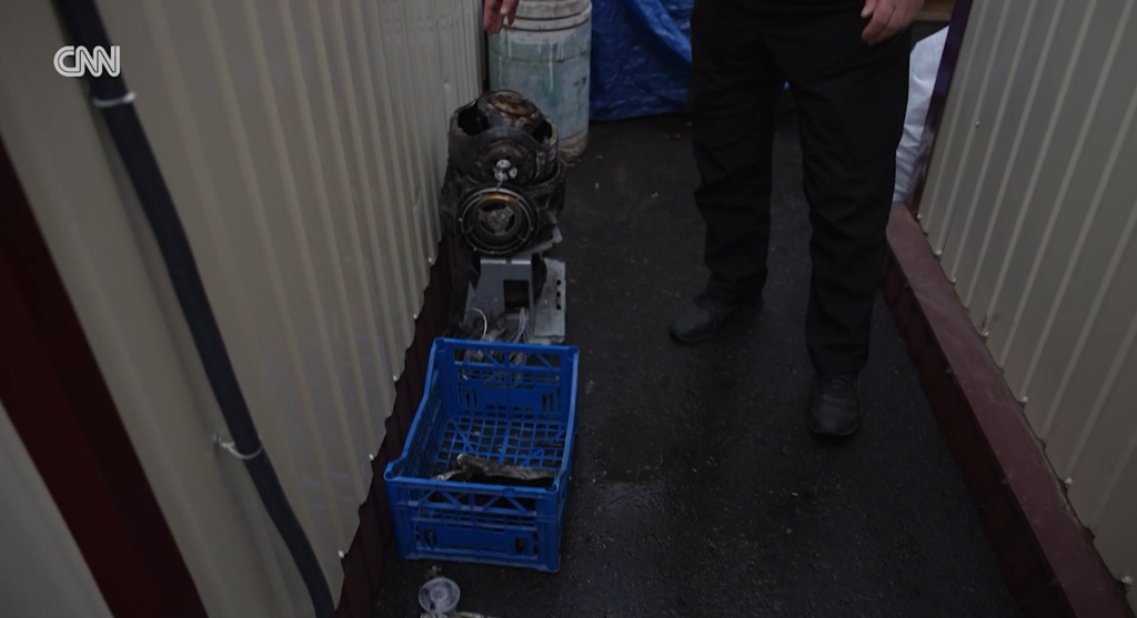 Гіроскоп виявлений в залишках "Орешника". Стоп-кадр з відео CNN