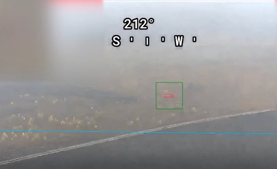 Helsing's HX-2 drone automatically captures its target. Photo credits: company's website