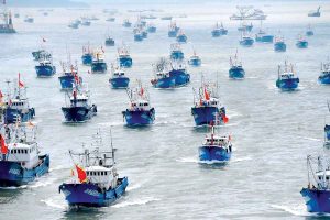 China Mobilizes Thousands of Fishing Boats to Practice Naval Blockade