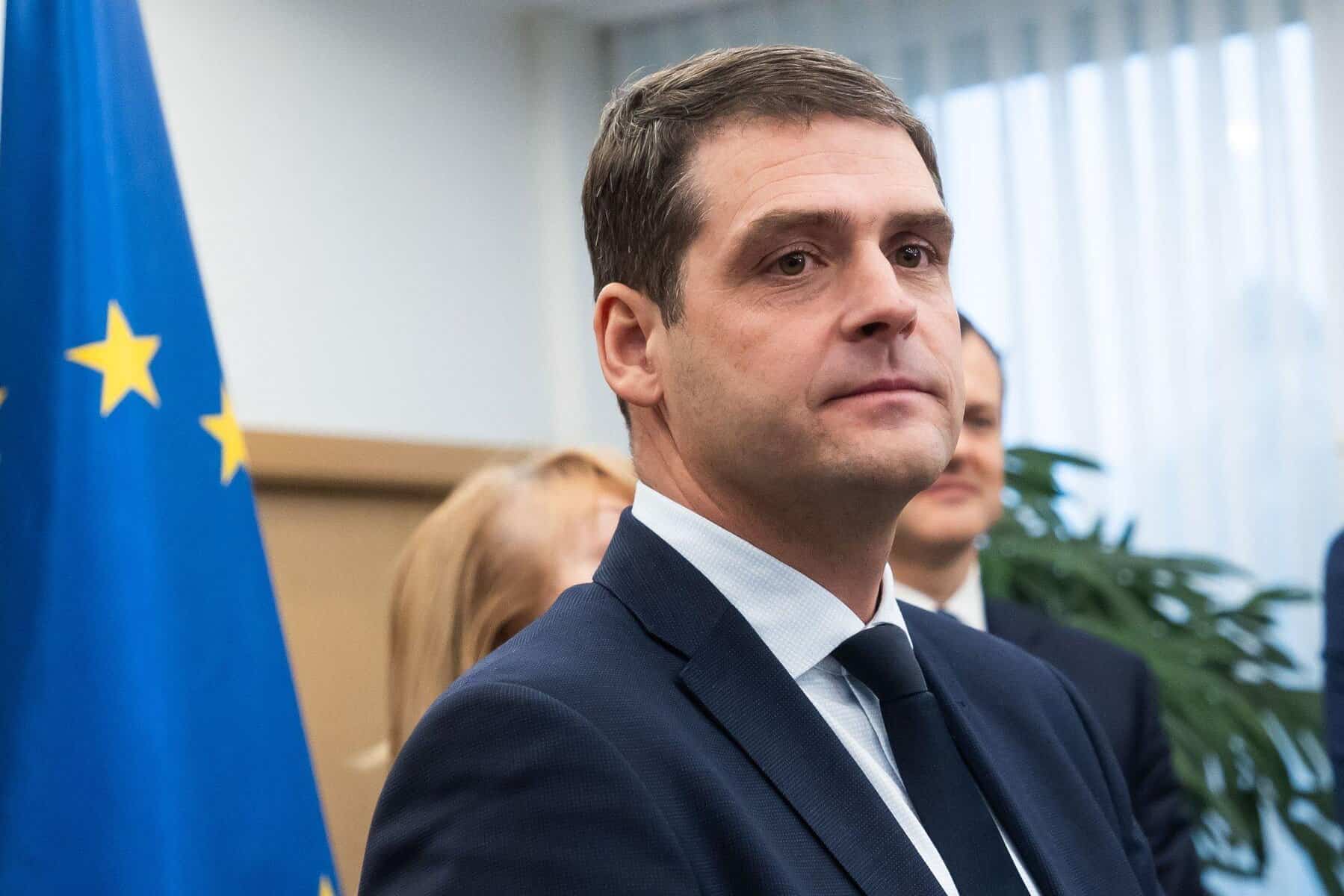 Remigijus Žemaitaitis, leader of the Nemuno Aušra party. Photo credits: delfi.lt