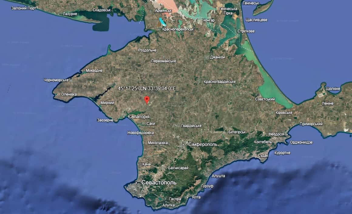 330 kV Zakhidnokrymsk substation. Photo credits: Google Earth