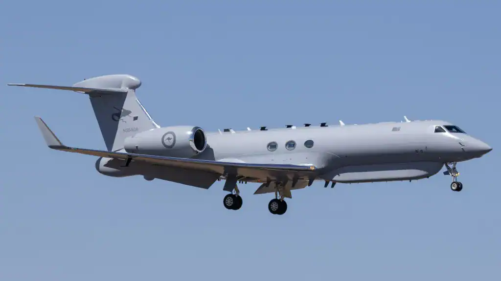 Посадка австралійського літака MC-55A Peregrine. 22 січня 2026 року. Фото: airman941