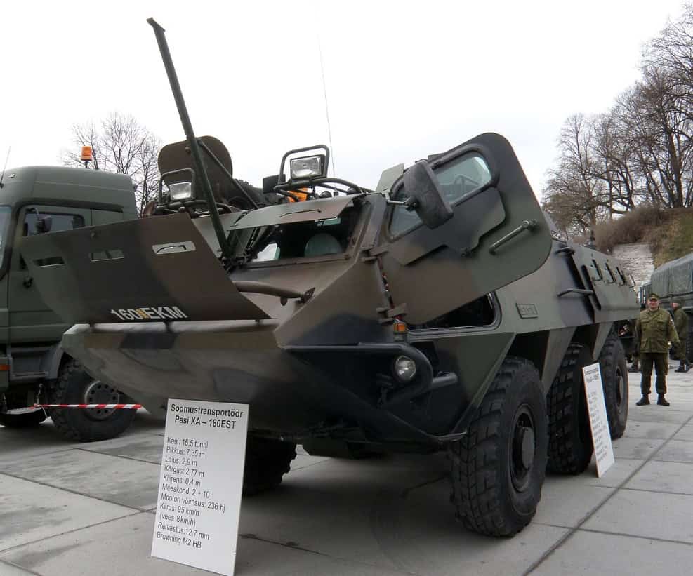 БТР Patria Pasi XA-180 армії Естонії. Джерело: wikipedia.org