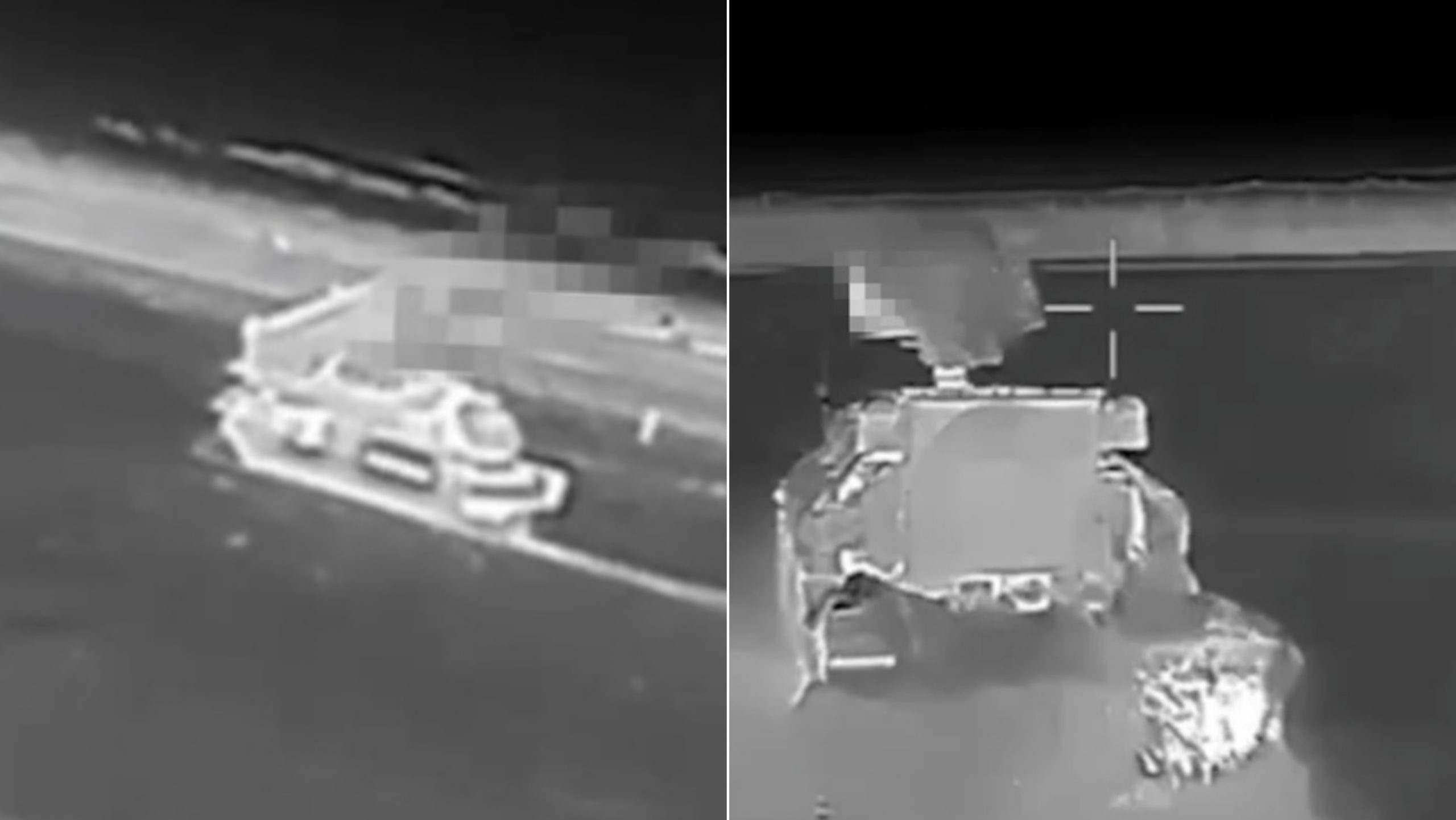 Пускові ЗРК «Бук-M3» і «Тор-М2» перед ураженням українськими дронами на Запоріжжі. 31 грудня 2025. Джерело: СБС