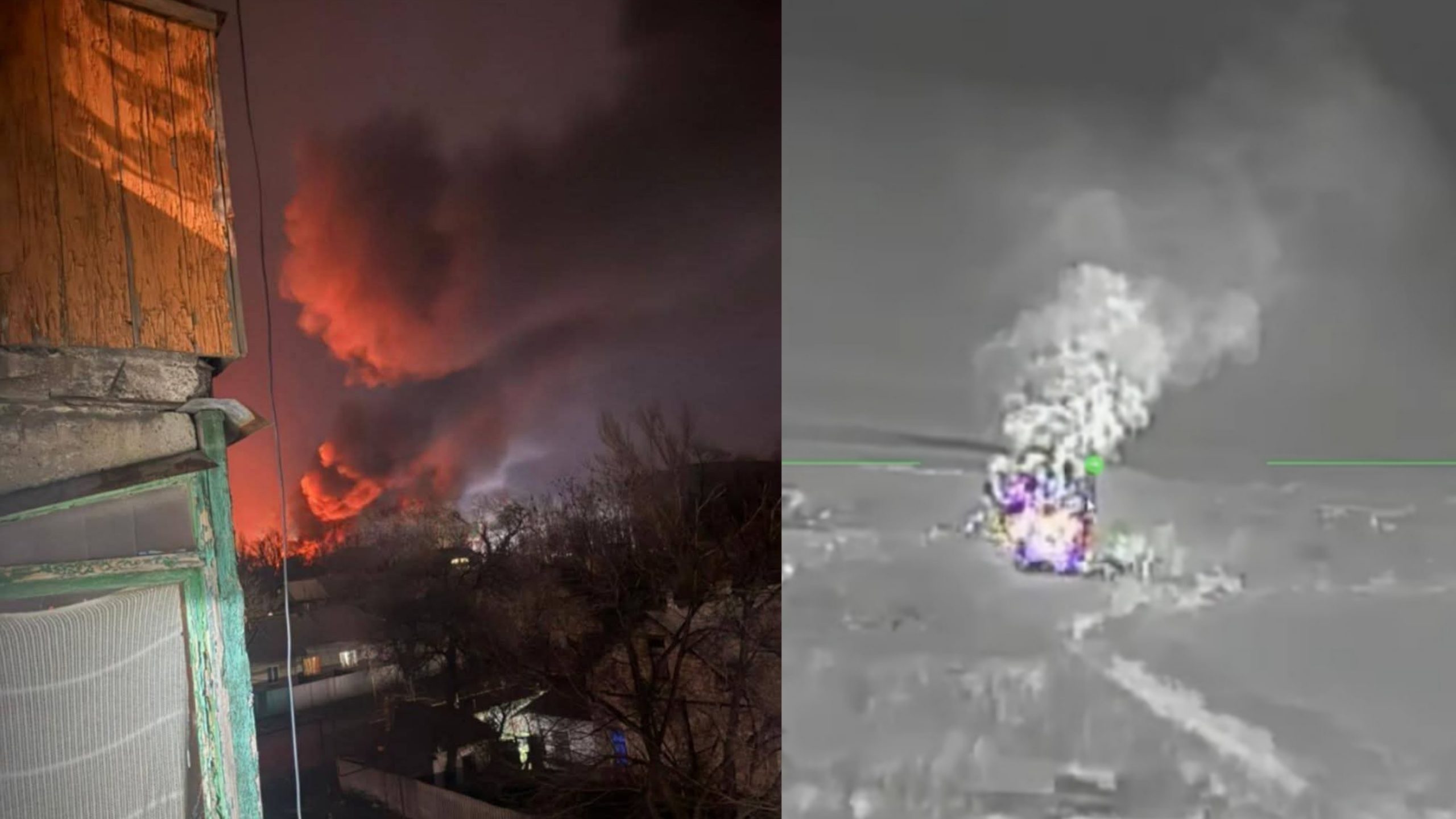 Unmanned Systems Forces Drones Hit Ammunition Depot and Two Substations in Occupied Donetsk Region