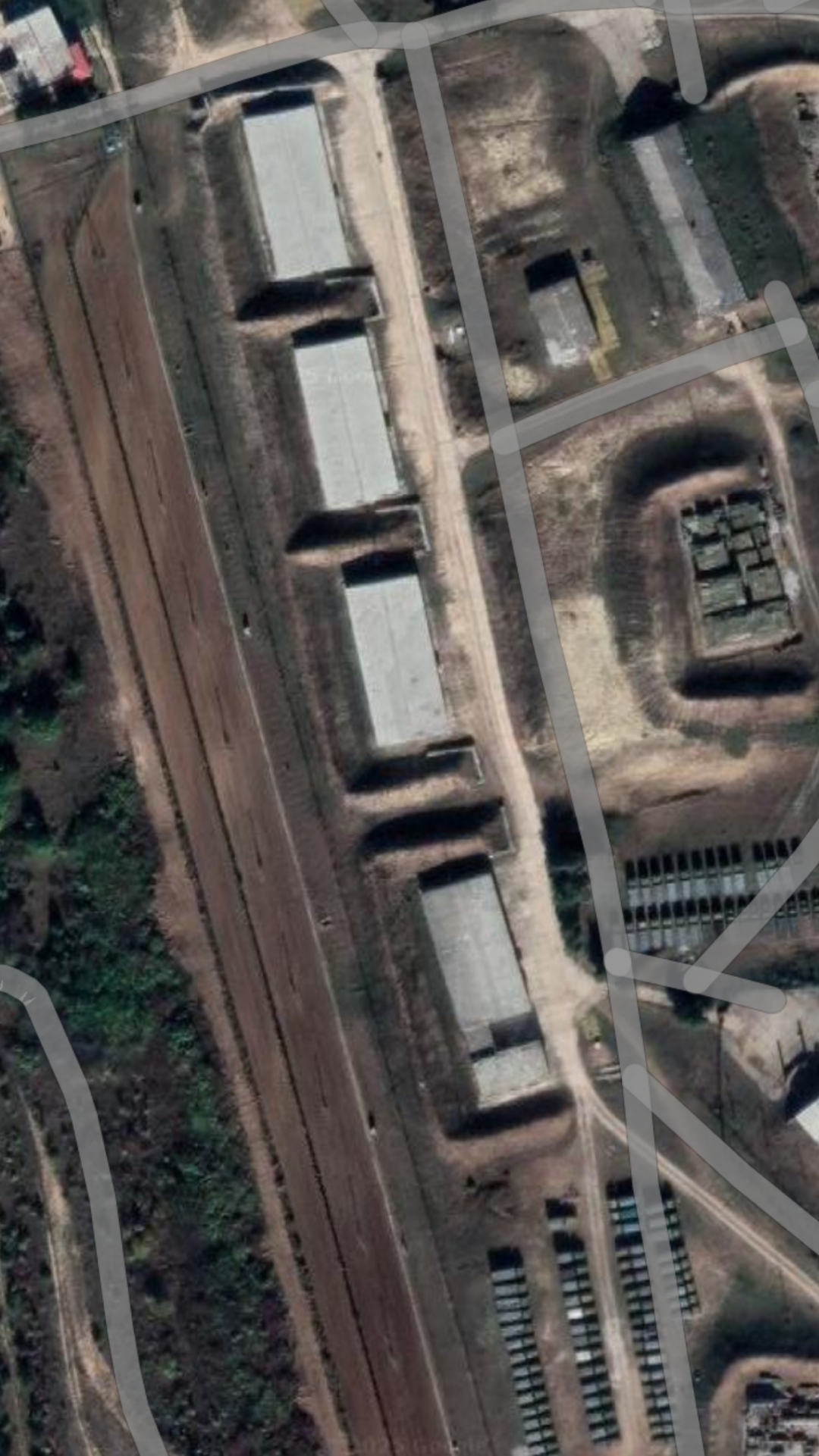 The depot near the settlement of Mizhhirya in temporarily occupied Crimea. Photo credits: Google Maps