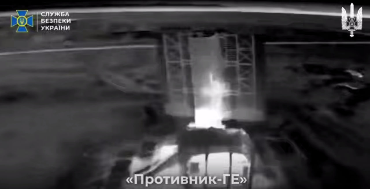 Struck Protivnik-GE radar. 2025. Source: SSU.