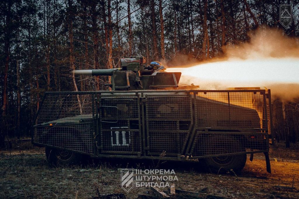 Пуск протитанкової такети TOW. Фото 3 штурмова бригада ЗСУ
