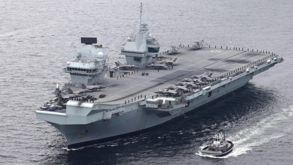 Авіаносець Queen Elizabeth. Фото: Royal Navy.