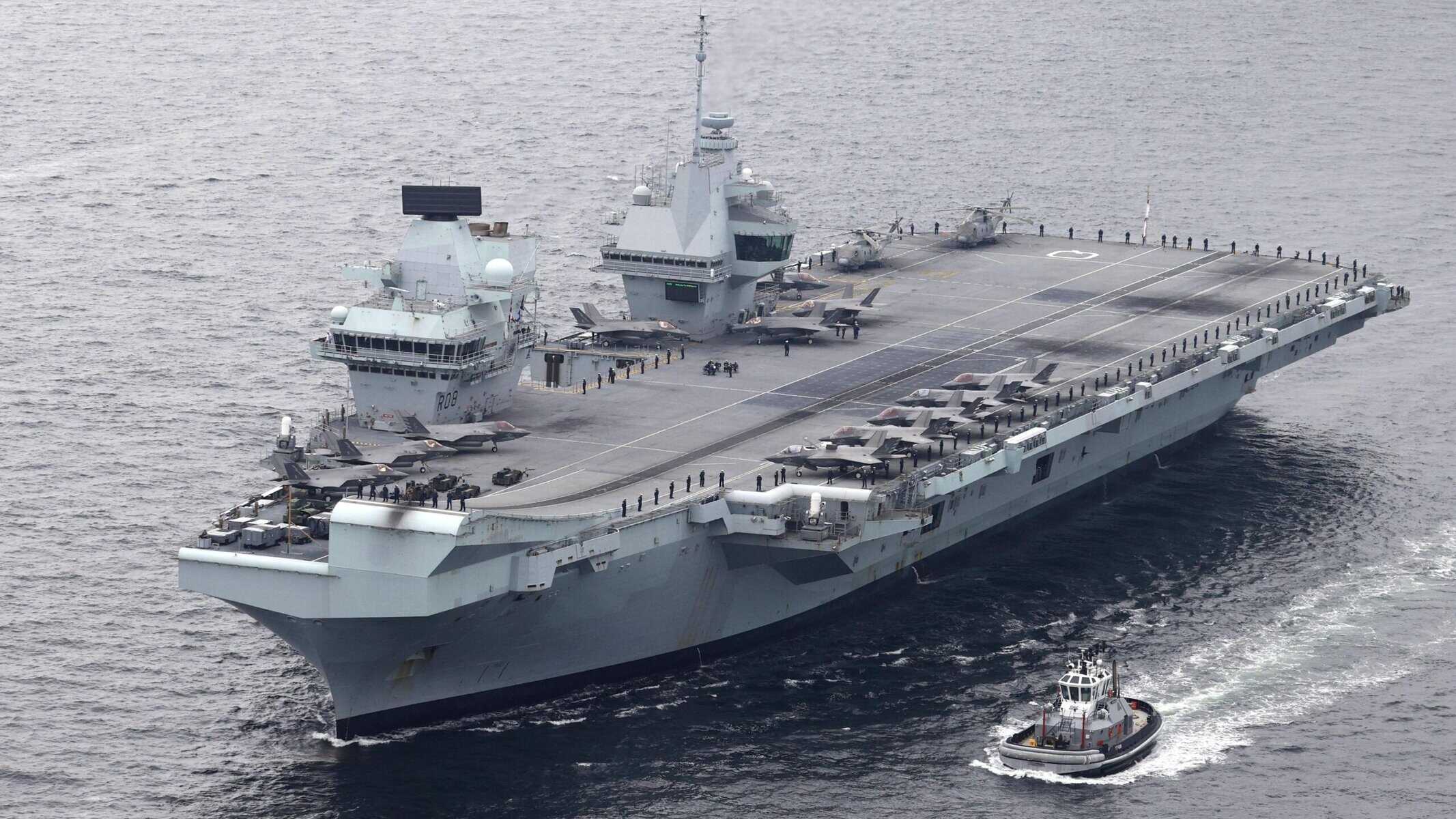 The Queen Elizabeth aircraft carrier. Photo credits: Royal Navy.
