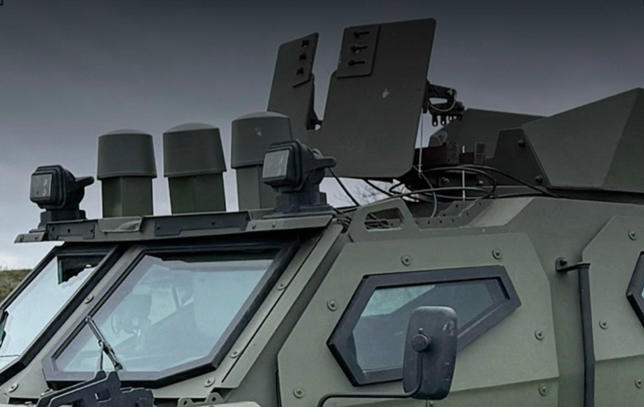 РЕБ “Квазар 3М” на бронетехніці. Джерело: TAF Industries
