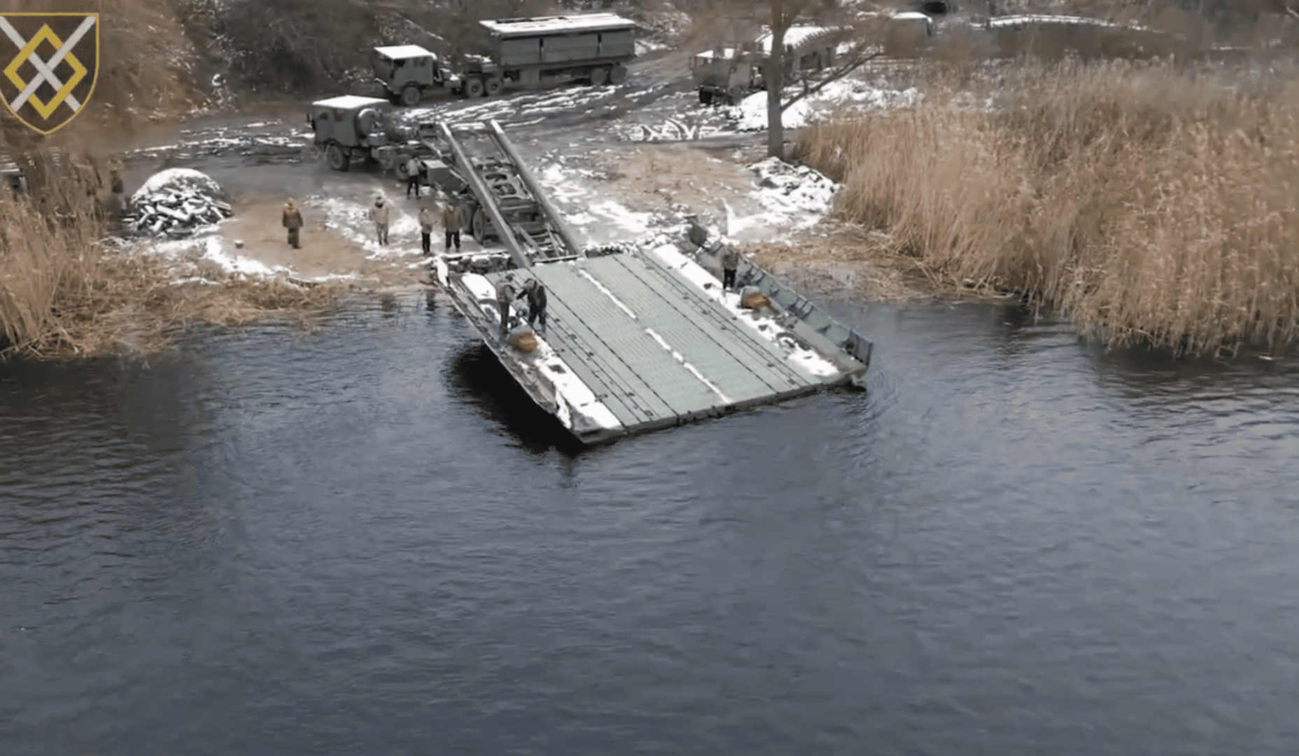 French PFM Motorized Pontoon Ferries Delivered to the Ukrainian Troops