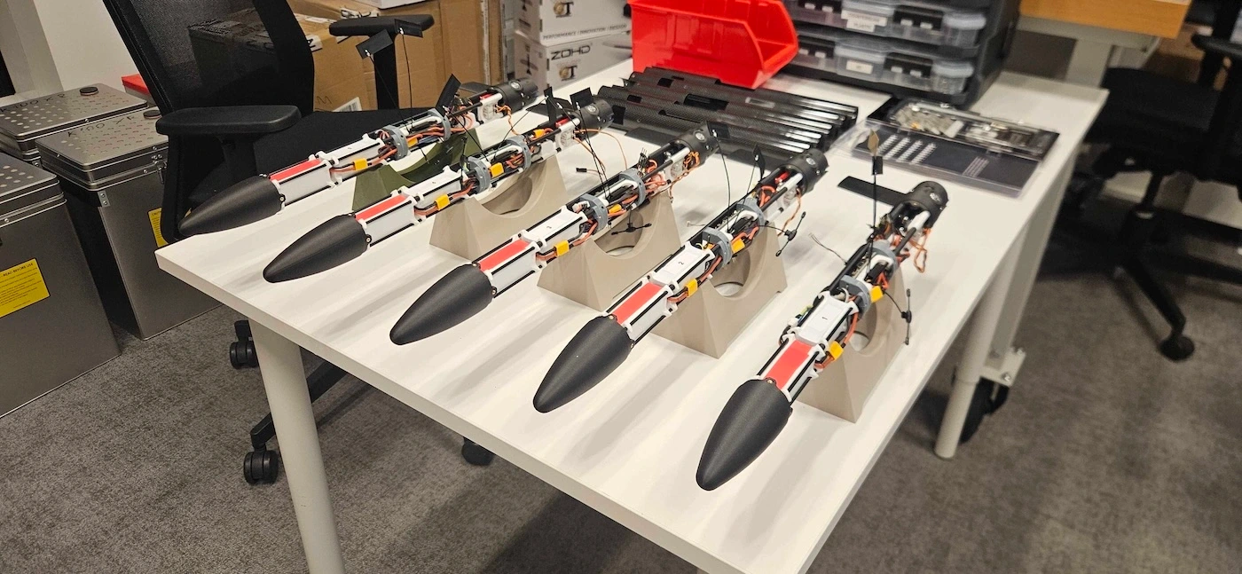 Kreuger 100 drone assembly. Photo from the personal archive of Dominic Surano