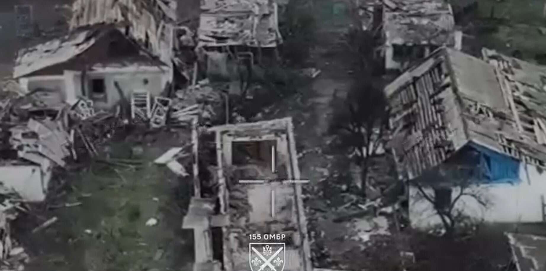 Територія, на якій переховувались окупанти. Джерело: відео 155 ОМБр