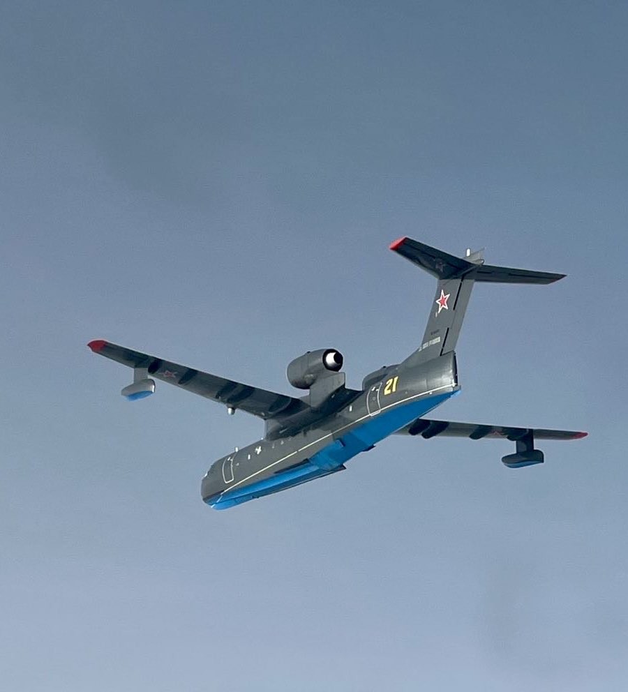 Літак-амфібія Бе-200ПС ВМФ РФ. 16 січня 2026 року. Фото: NATO Air Command