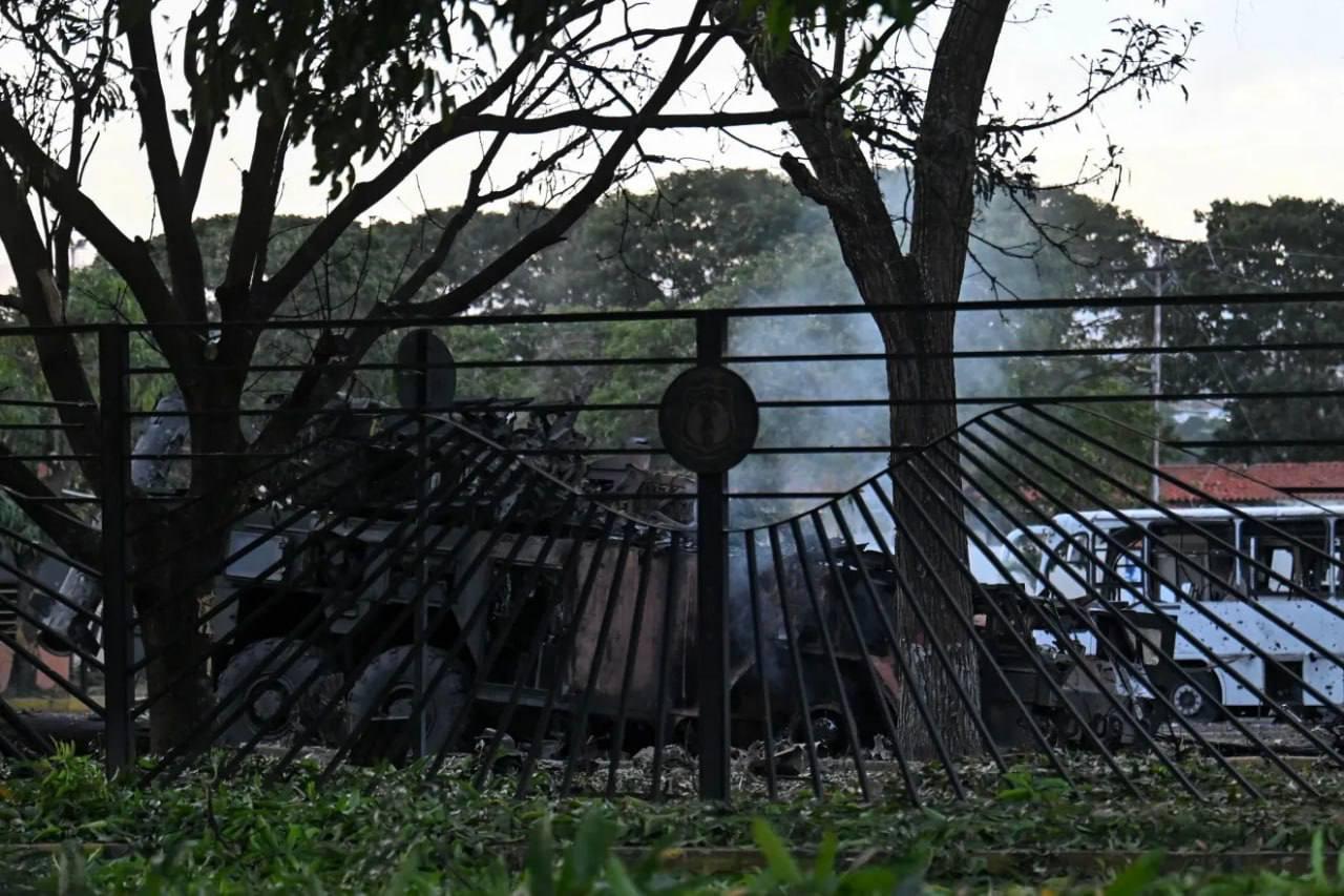 A destroyed Venezuelan 9K317E Buk-M2E air defense system. January 3, 2026. Photo credits: Clash Report