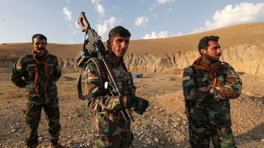 Illustrative photo of fighters from the Democratic Party of Iranian Kurdistan. Photo from open sources