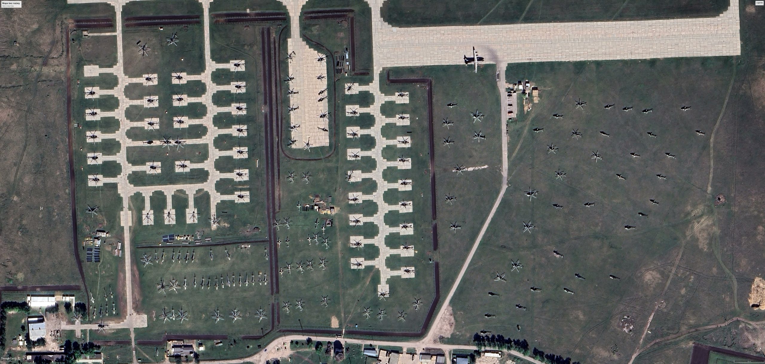 Russia Accumulates 71 Mi-8 and Mi-24/35 Helicopters at Syzran Storage Facility