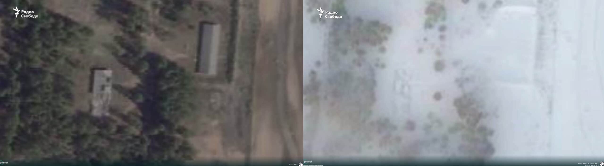 Наслідки удару по 100-му арсеналу ГРАУ у Костромській області Росії. 26 січня 2026 року. Джерело: Радио Свобода