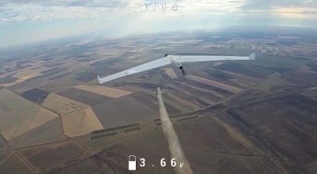 Interception of an enemy reconnaissance drone with a stick. July 2024. Photo credits: SOF
