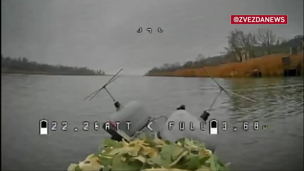 Russians Mine Dnipro River Using Sirius-82 Surface Drone
