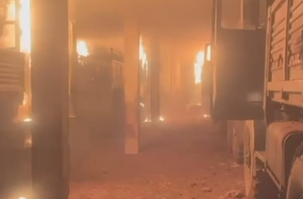 Freedom of Russia Resistance Burned 15 Russian Trucks in the Belgorod Region