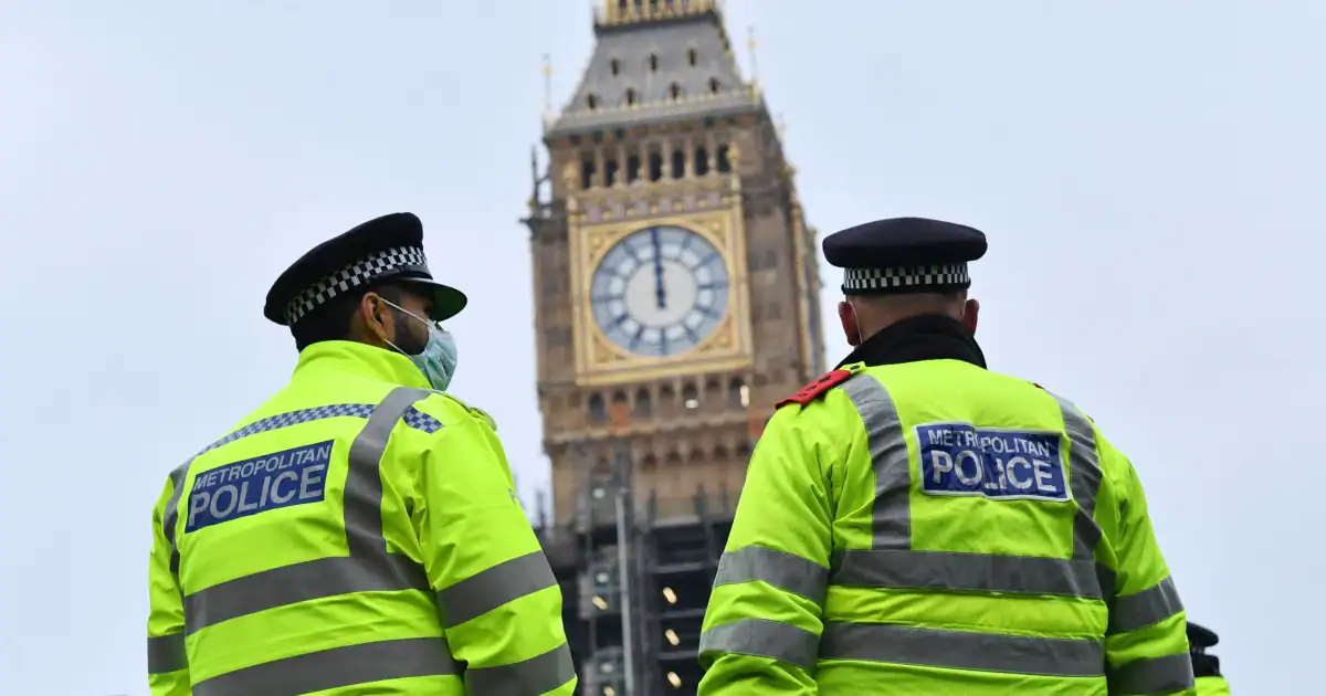 Illustrative photo of London police officers. Photo from open sources