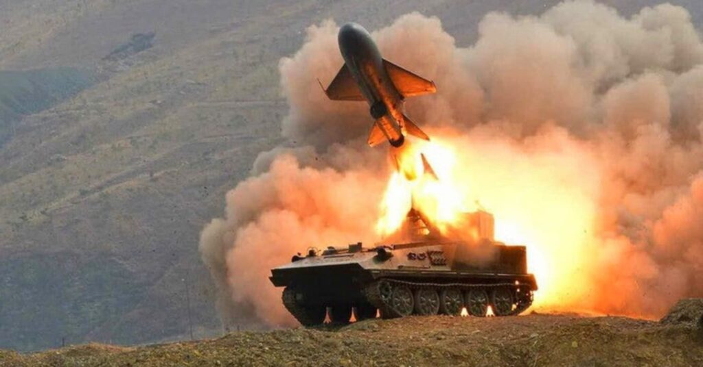 Пуск північнокорейської протикорабельної ракети KN-01. Фото: KCNA