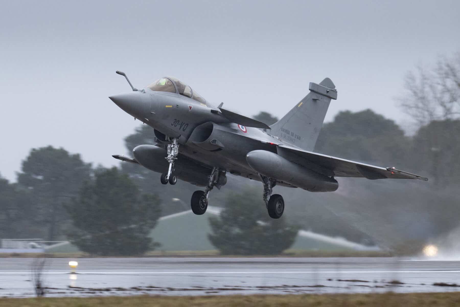 A Rafale fighter jet of the French Air Force during the Topaz exercise. January 27, 2026. Photo credits: Armée de l’Air et de l’Espace