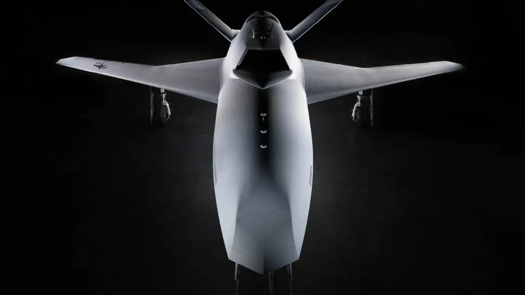 Безпілотний винищувач YFQ-48A Talon Blue. Фото Northrop Grumman