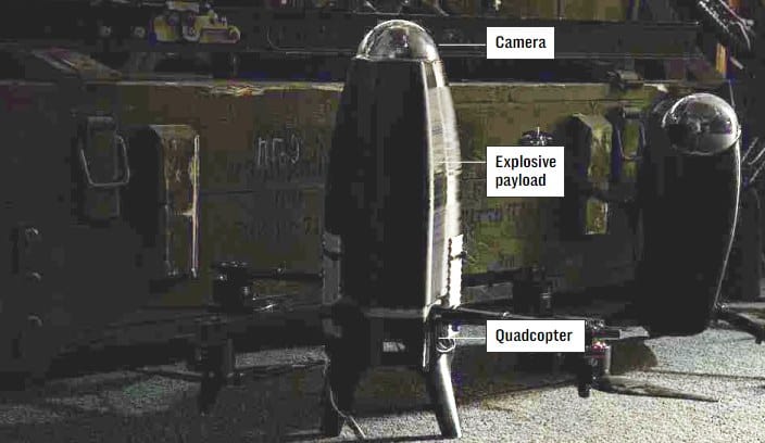 The Ukrainian Sting interceptor drone. Photo credits: The Telegraph.