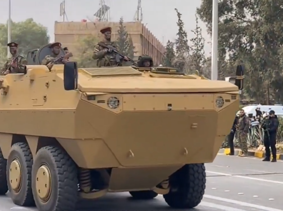 Ejder 6×6 armored personnel carriers with Syrian forces. Photo credits KONSEY