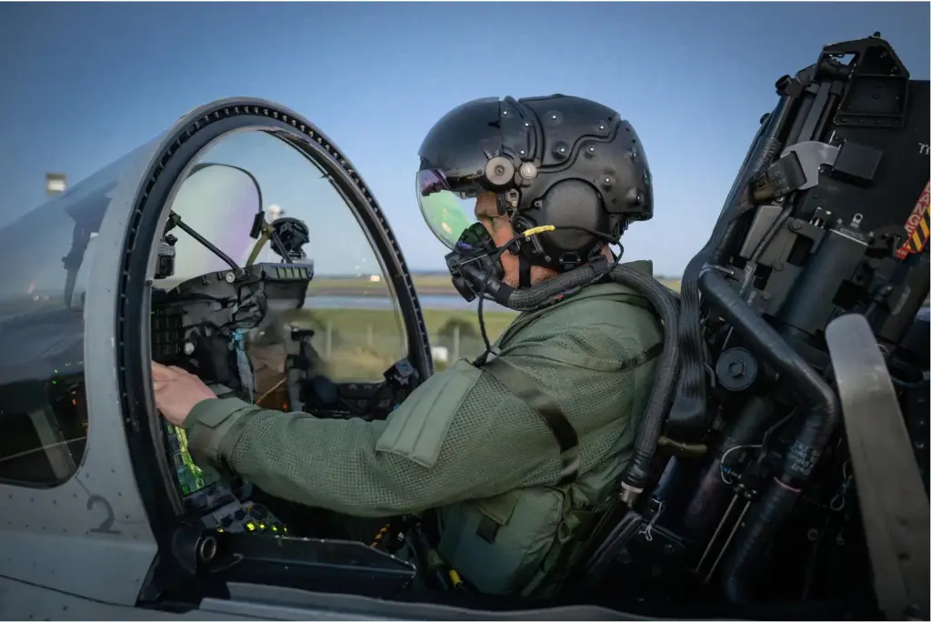 Нашоломна система цілевказання та індикації Stryker. Фото: BAE Systems.