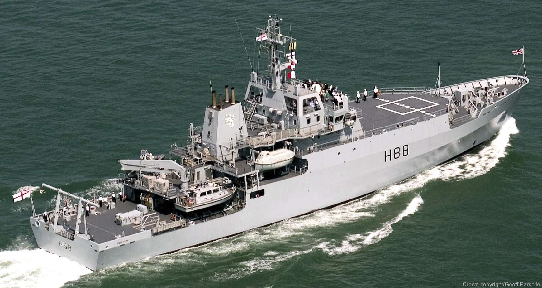 HMS Enterprise. Фото з відкритих джерел.